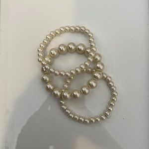 Stackable Pearl Bracelets